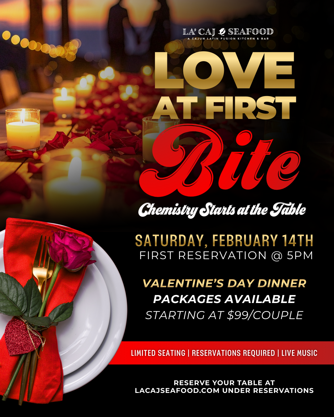 Love at first bite Saturday February 14th 